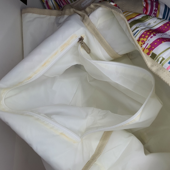 Lesportsac striped large messenger bag - Picture 4 of 14